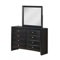 Global Furniture Usa Global Furniture USA LINDA FD0011A -BL-M M Linda Mirros; Black LINDA(FD0011A)-BL-M (M)